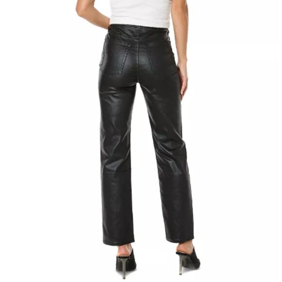 New JUICY COUTURE Venice Straight-Fit Coated Jeans Size 26 - Picture 2 of 8